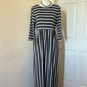 🌺🌸🌼 New Giking Stripe Long dress